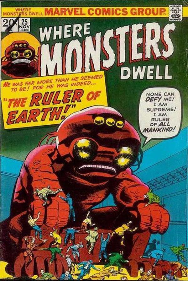 Where Monsters Dwell (1970) #25 cover