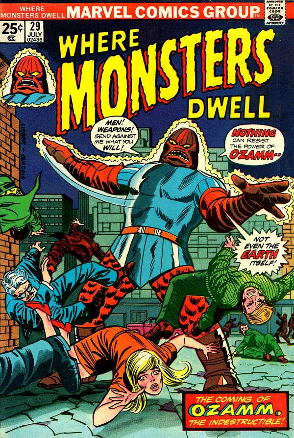 Where Monsters Dwell (1970) #29 cover
