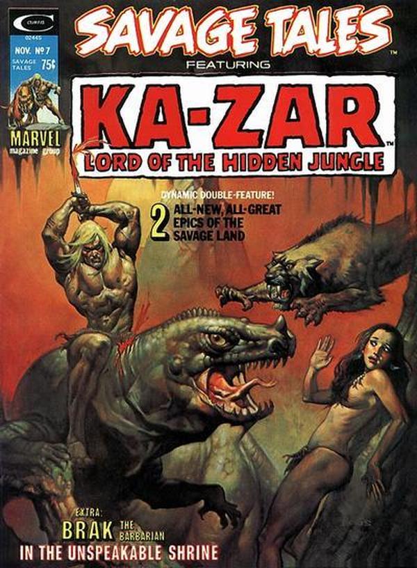 Savage Tales (1971) #7 cover