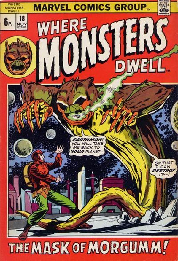 Where Monsters Dwell (1970) #18 cover
