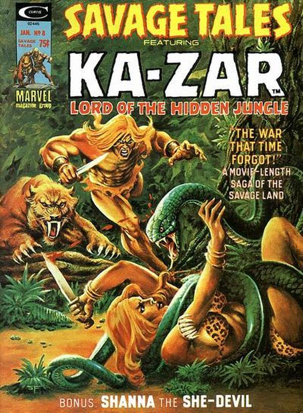 Savage Tales (1971) #8 cover