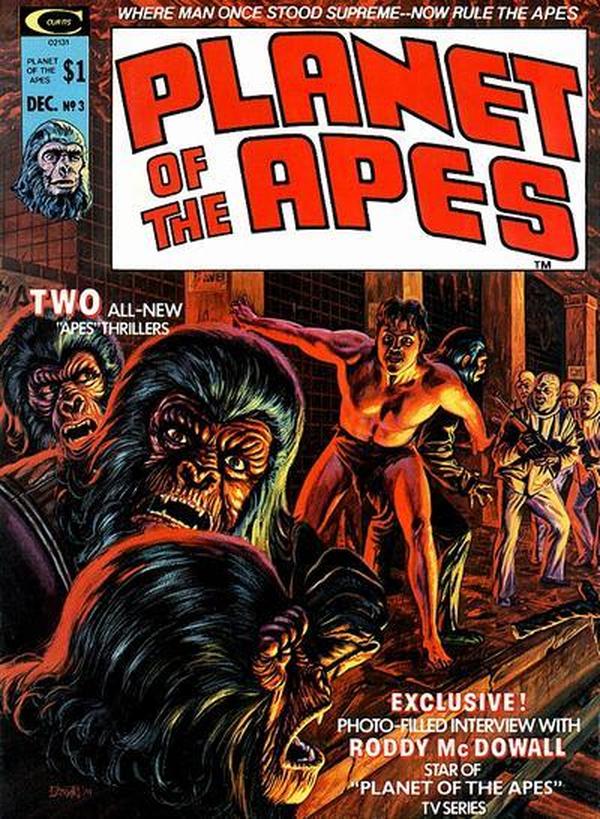 Planet of the Apes #3 cover