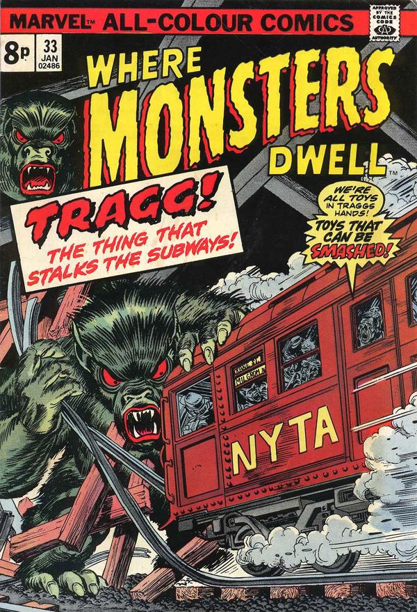 Where Monsters Dwell (1970) #33 cover