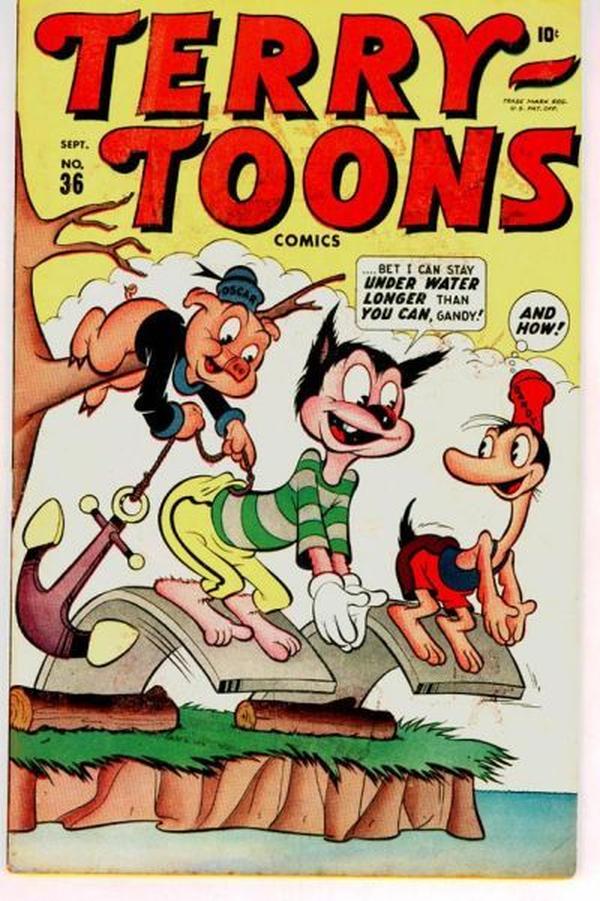 Terry-Toons Comics (1942) #36 cover