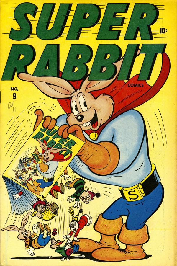 Super Rabbit Comics (1943) #9 cover