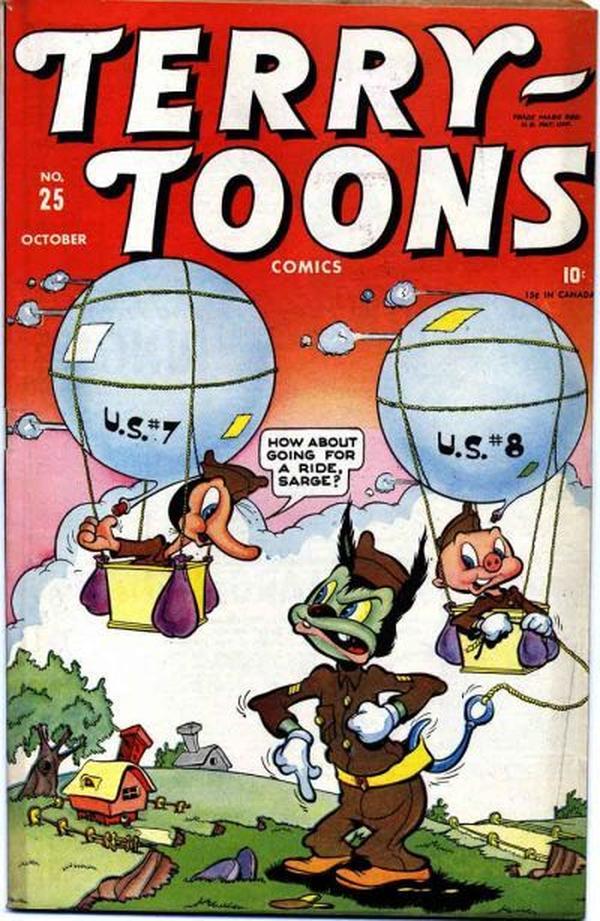 Terry-Toons Comics (1942) #25 cover