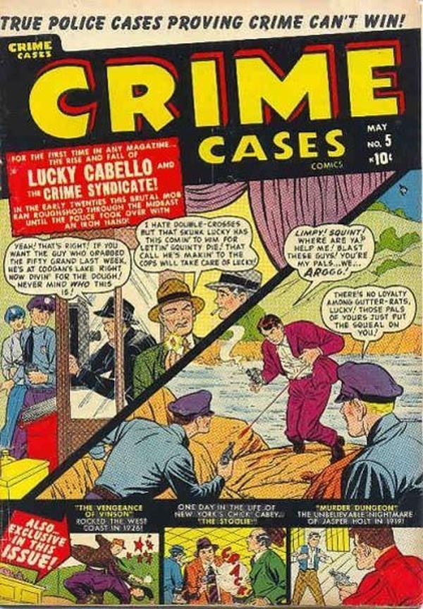 Crime Cases Comics (1950) #5 cover