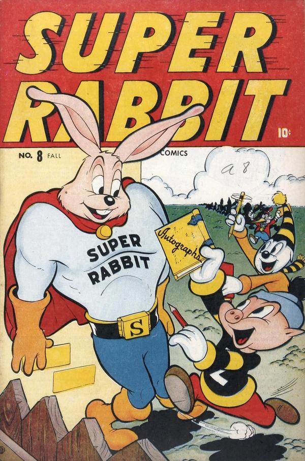 Super Rabbit Comics (1943) #8 cover