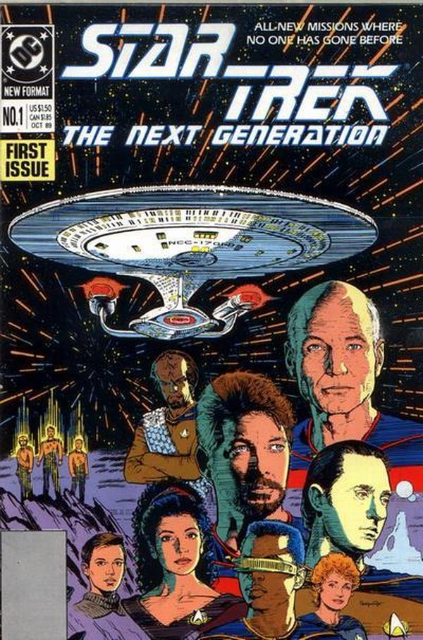 Star Trek: The Next Generation #1 cover