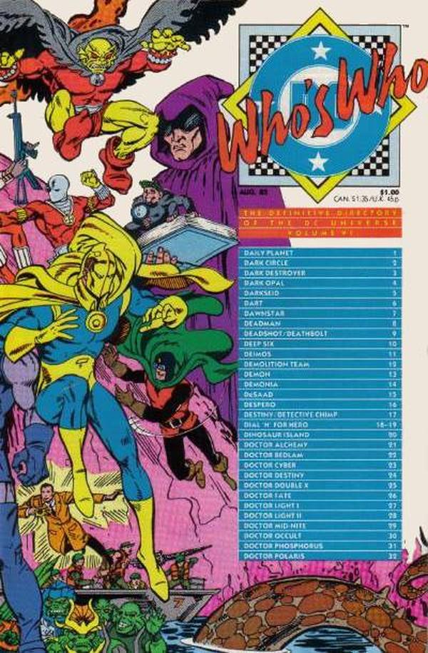Who's Who: The Definitive Directory of the DC Universe (1985) #6