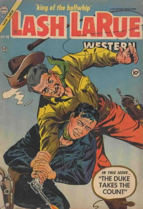 Cover of Lash La Rue Western #49