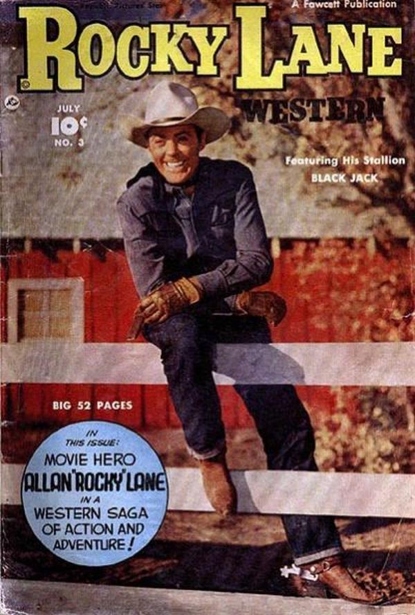 Cover of Rocky Lane Western #3