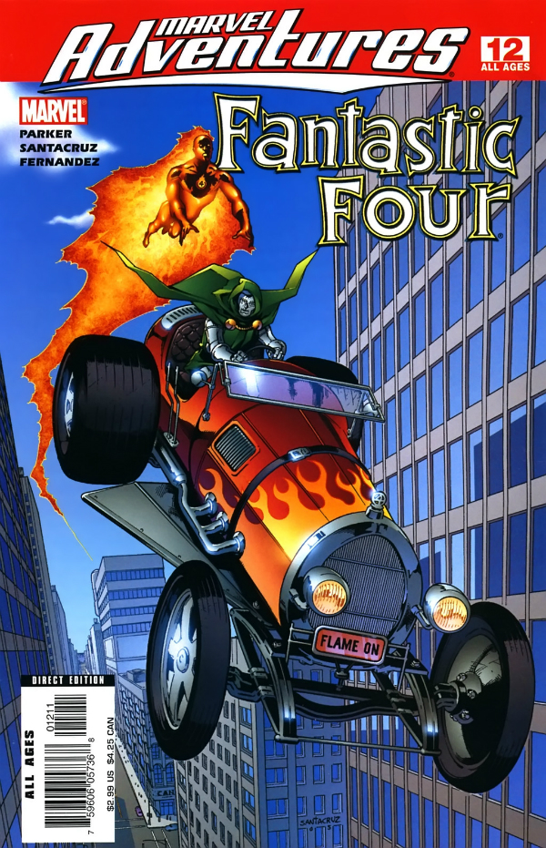 Marvel Adventures Fantastic Four (2005) #12 cover