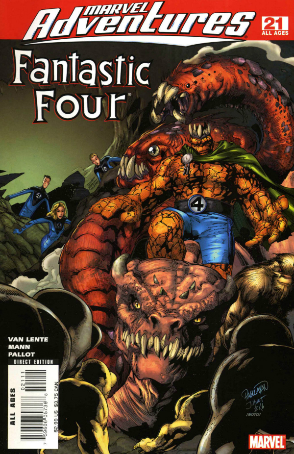 Marvel Adventures Fantastic Four (2005) #21 cover