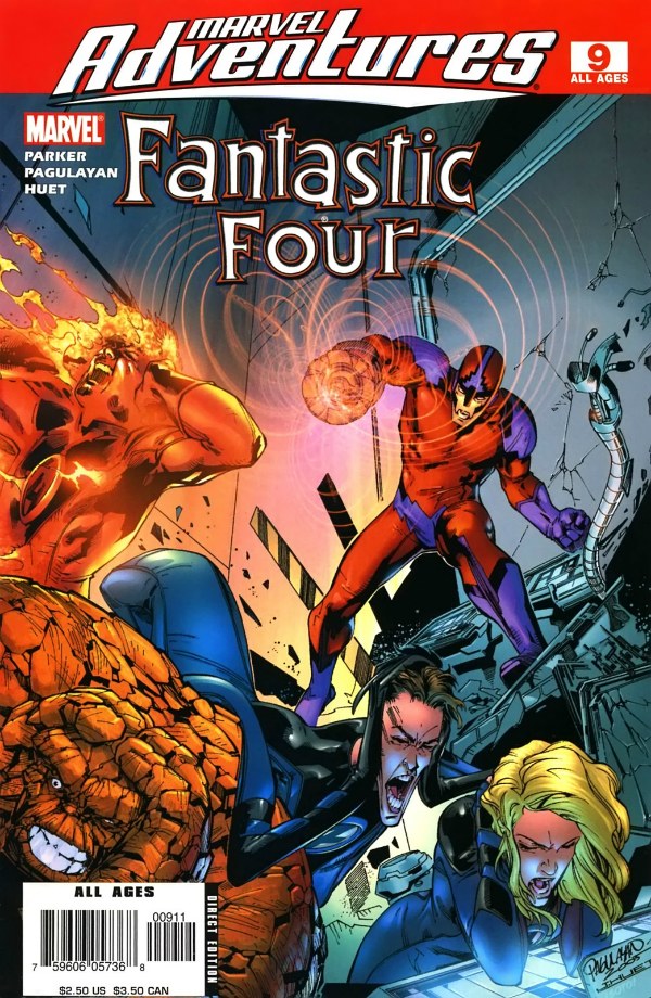 Marvel Adventures Fantastic Four (2005) #9 cover