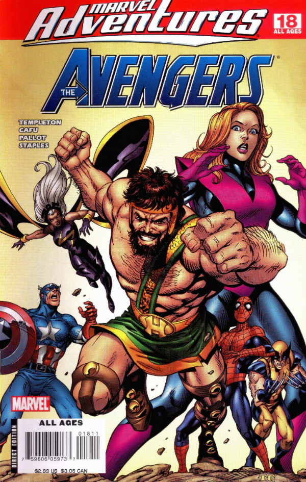 Marvel Adventures The Avengers (2006) #18 cover