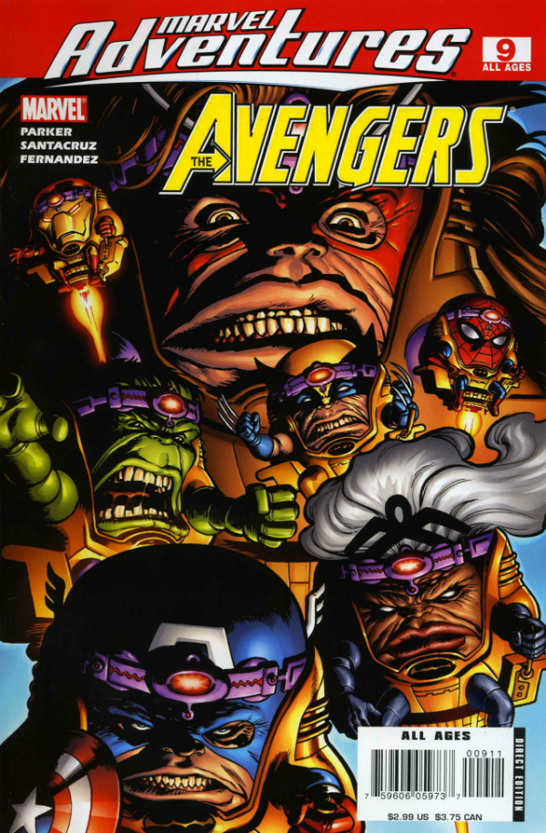 Marvel Adventures The Avengers (2006) #9 cover