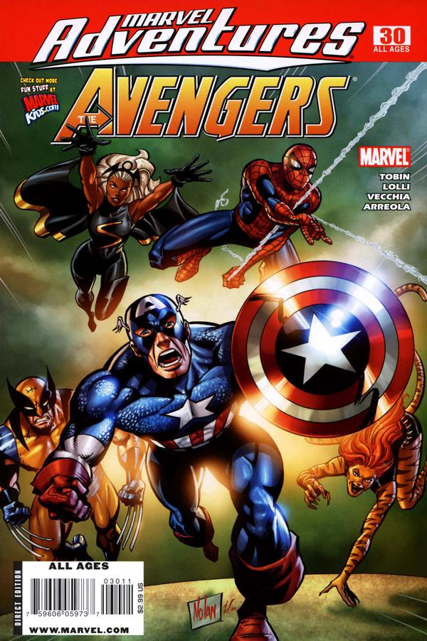 Marvel Adventures The Avengers (2006) #30 cover