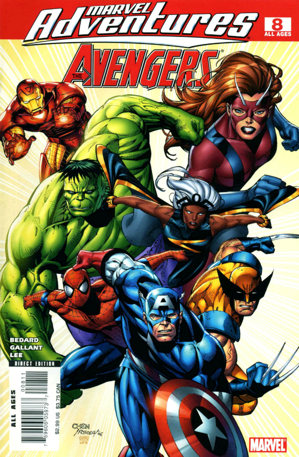 Marvel Adventures The Avengers (2006) #8 cover