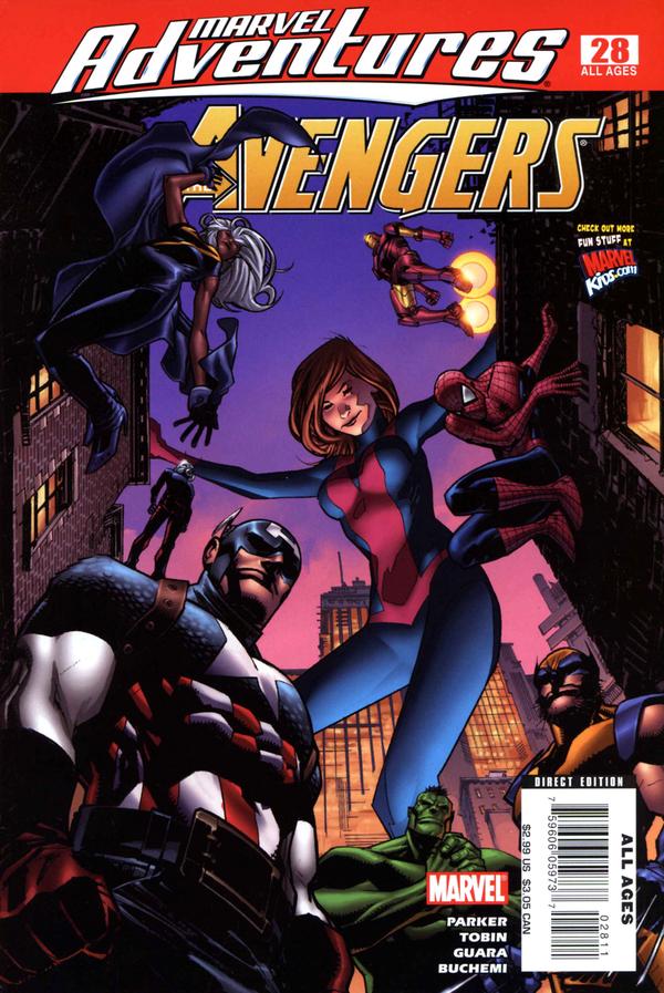 Marvel Adventures The Avengers (2006) #28 cover