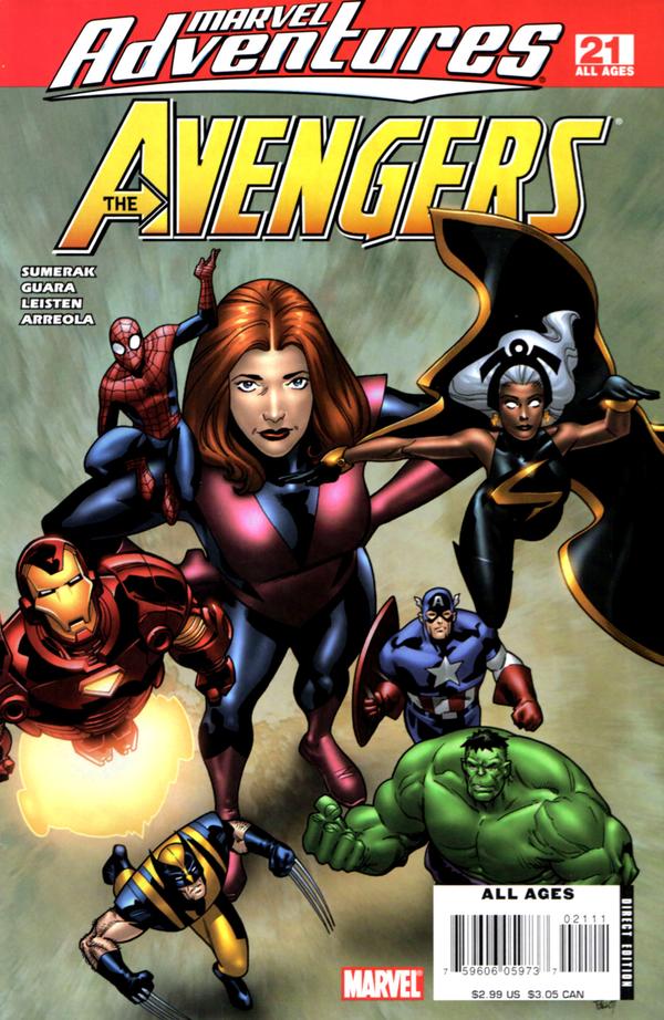 Marvel Adventures The Avengers (2006) #21 cover