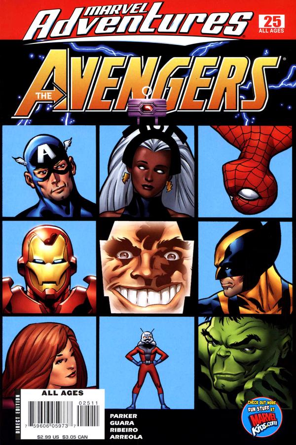 Marvel Adventures The Avengers (2006) #25 cover