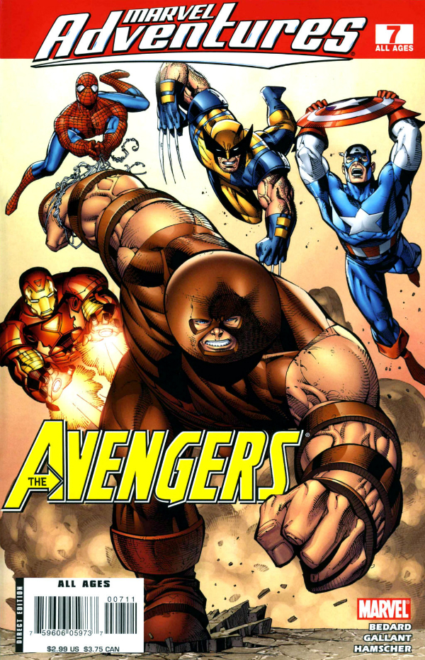 Marvel Adventures The Avengers (2006) #7 cover