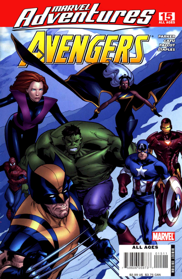 Marvel Adventures The Avengers (2006) #15 cover
