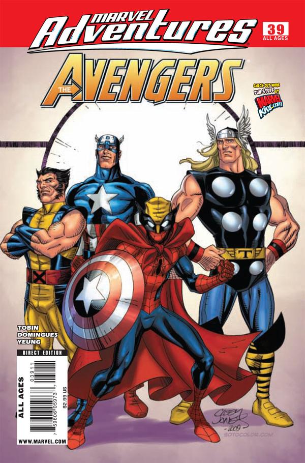 Marvel Adventures The Avengers (2006) #39 cover