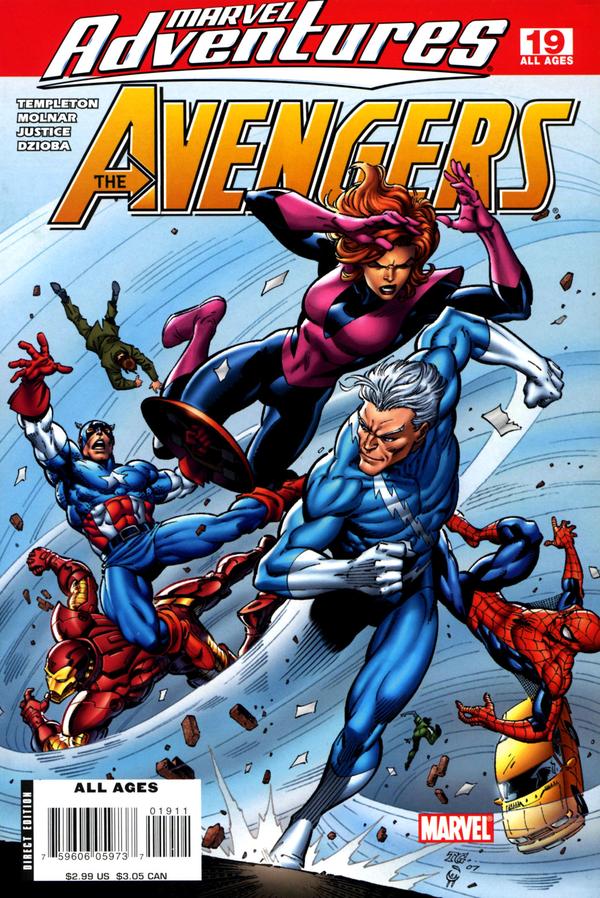 Marvel Adventures The Avengers (2006) #19 cover