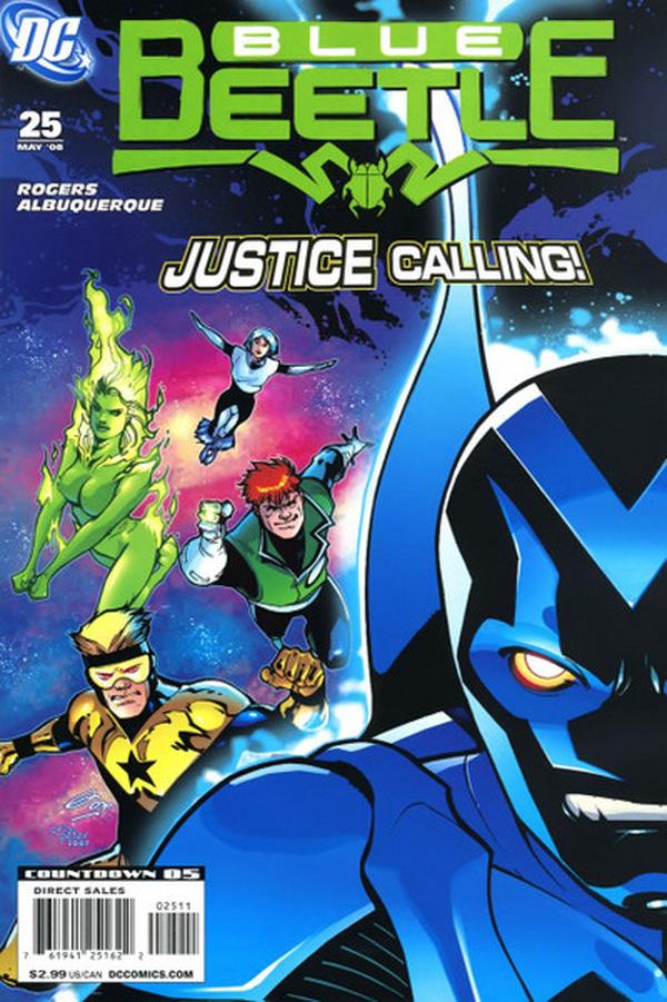 The Blue Beetle (2006) #25 cover