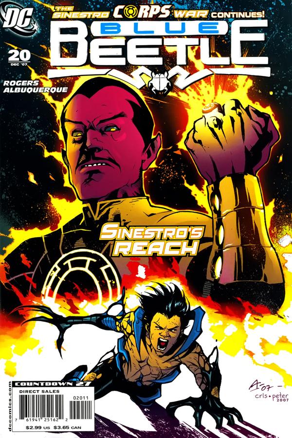 The Blue Beetle (2006) #20 cover