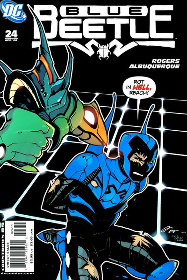 The Blue Beetle (2006) #24 cover