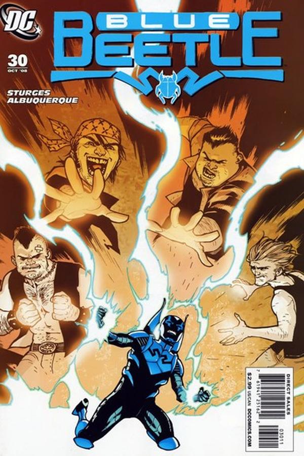 The Blue Beetle (2006) #30 cover