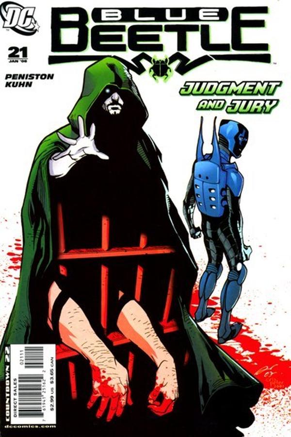 The Blue Beetle (2006) #21 cover