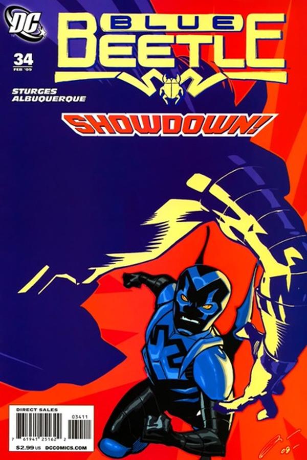 The Blue Beetle (2006) #34 cover