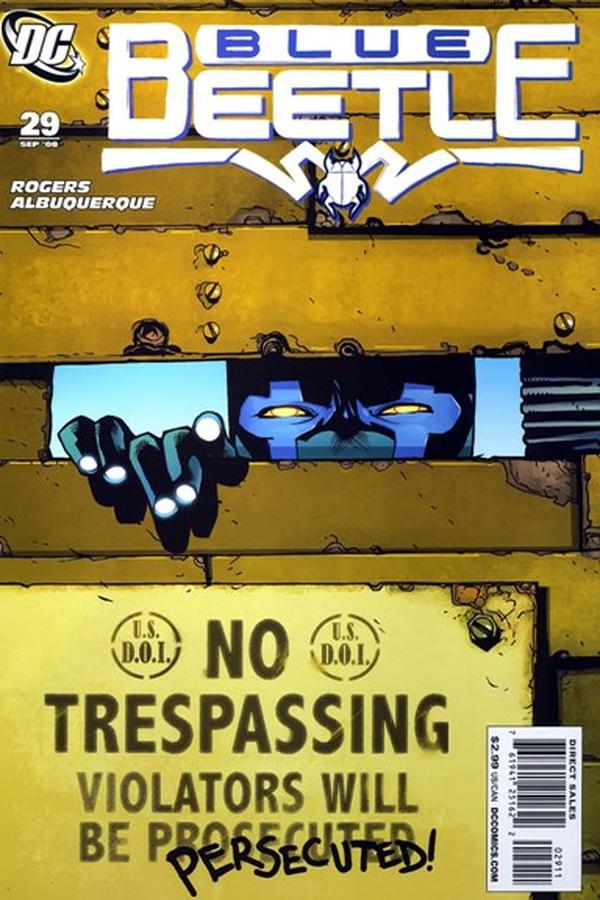 The Blue Beetle (2006) #29 cover
