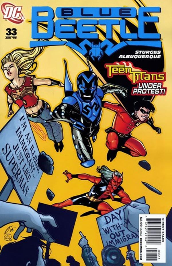 The Blue Beetle (2006) #33 cover