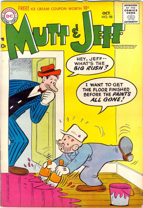 Mutt & Jeff (1939) #98 cover