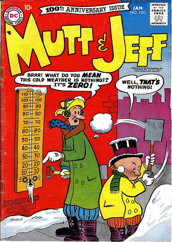 Mutt & Jeff (1939) #100 cover