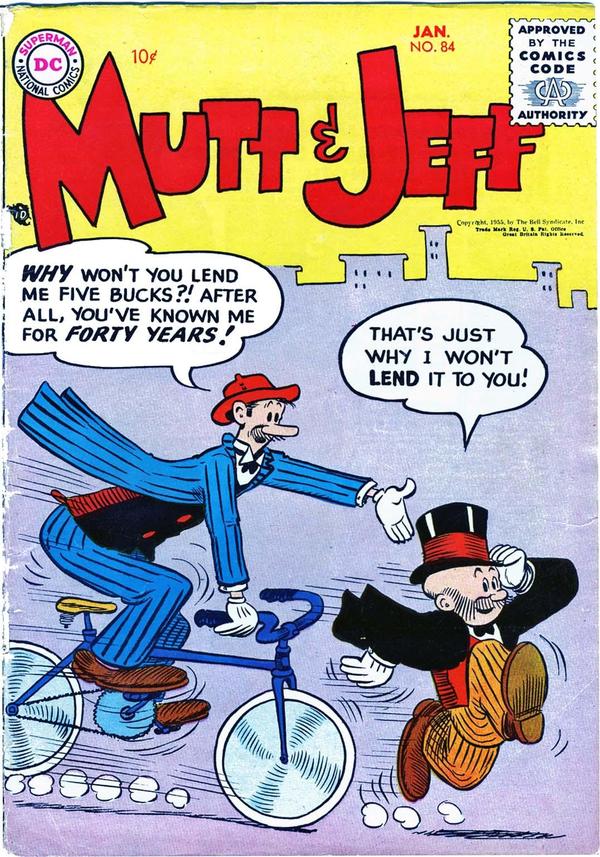 Mutt & Jeff (1939) #84 cover