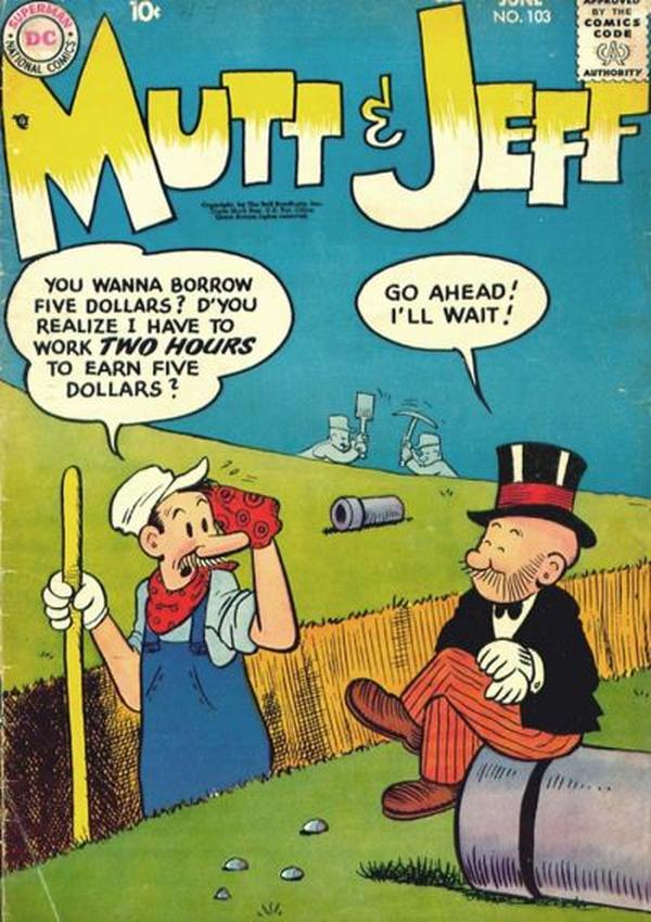Mutt & Jeff (1939) #103 cover