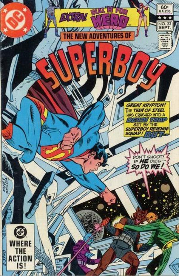 The New Adventures of Superboy #33 cover