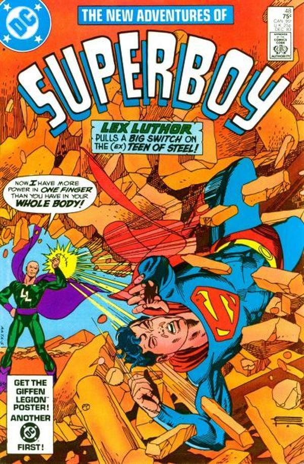 The New Adventures of Superboy #48 cover