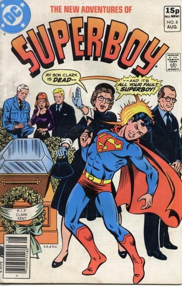 The New Adventures of Superboy #8 cover