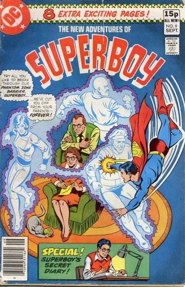 The New Adventures of Superboy #9 cover