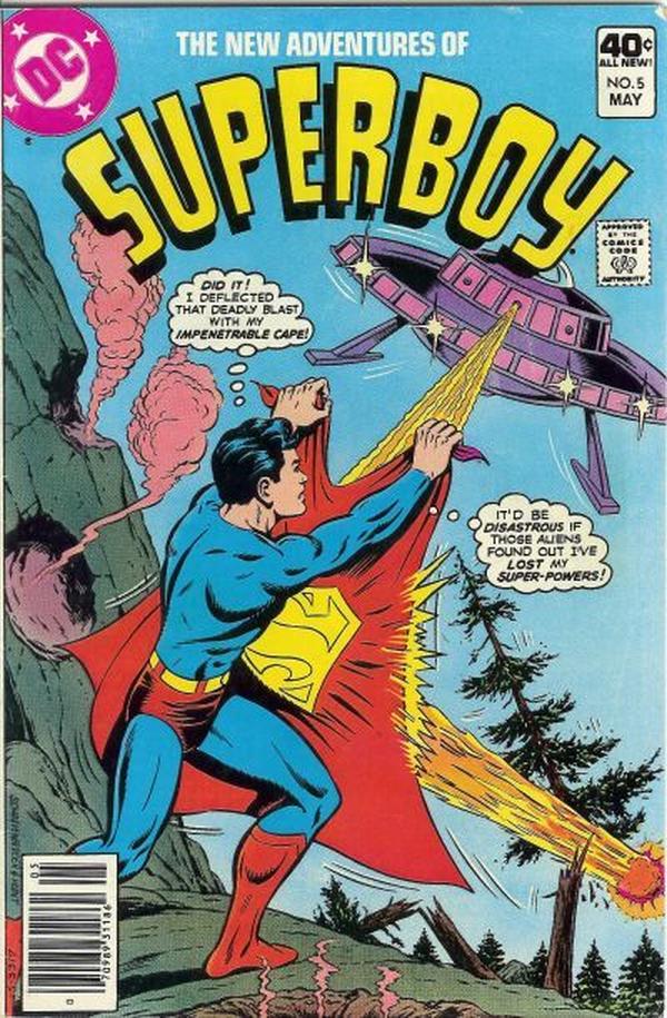 The New Adventures of Superboy #5 cover