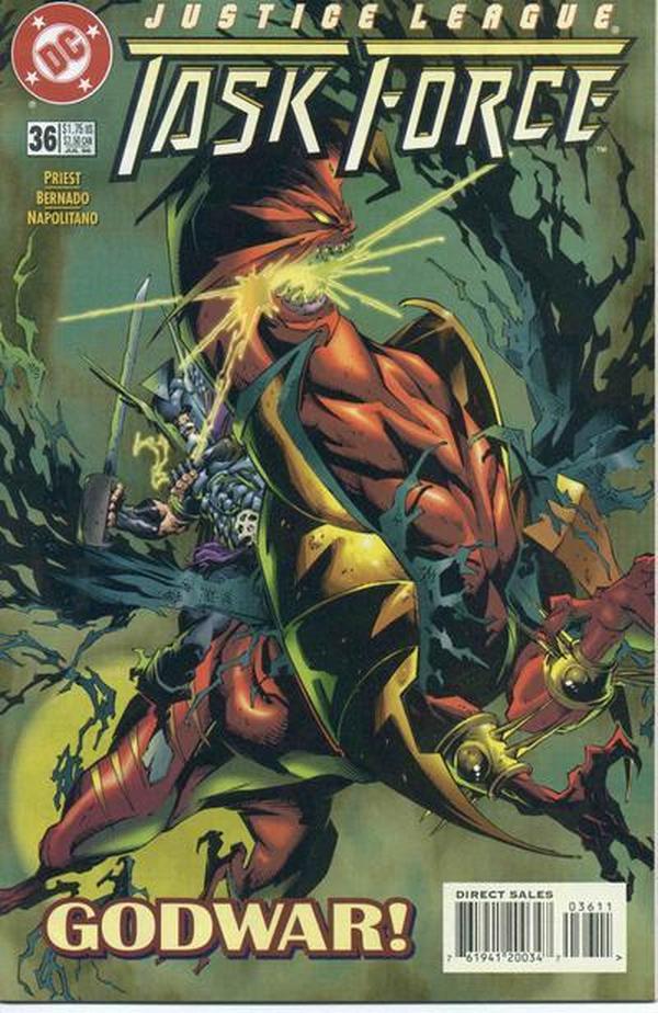Cover of Justice League Task Force #36
