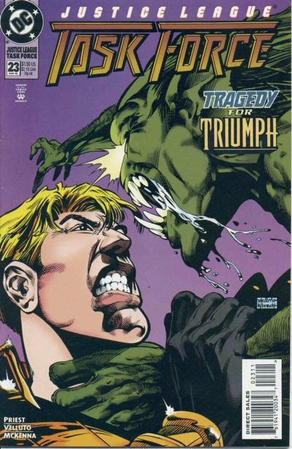 Justice League Task Force #23 cover