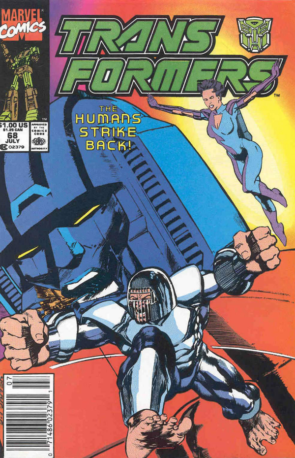 Cover of The Transformers #68